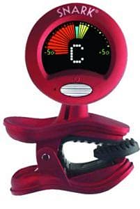 Snark ST-2 Super Tight Tuner - All Instrument Chromatic Clipon - Red