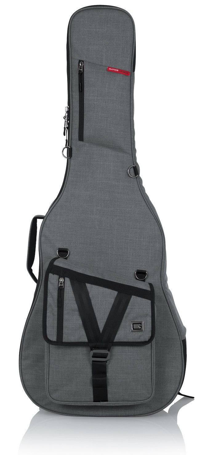 Gator Cases GT-ACOUSTIC-GRY Transit Series Acoustic Guitar Gig Bag