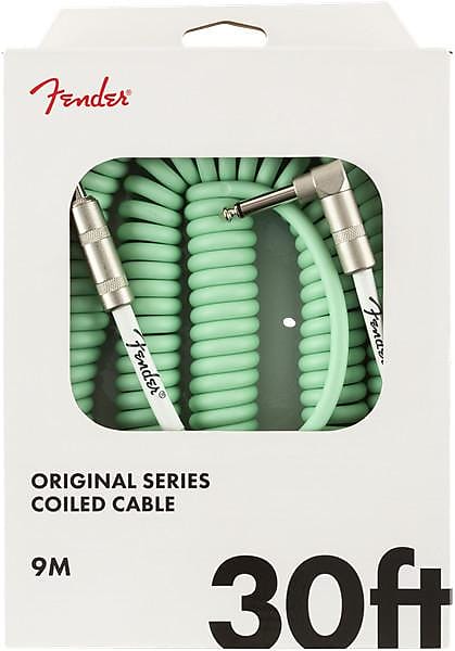 Fender Original Coil Cable 30' Surf Green