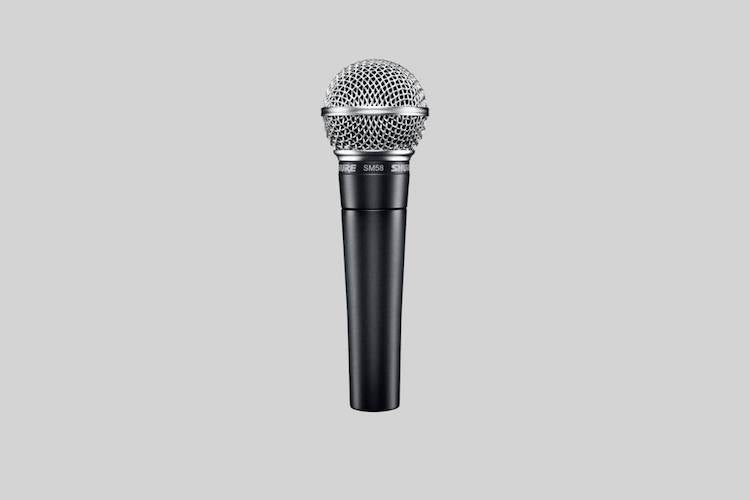 Shure SM58-LC Dynamic Microphone, Cardioid, Dark Grey, No Cable included