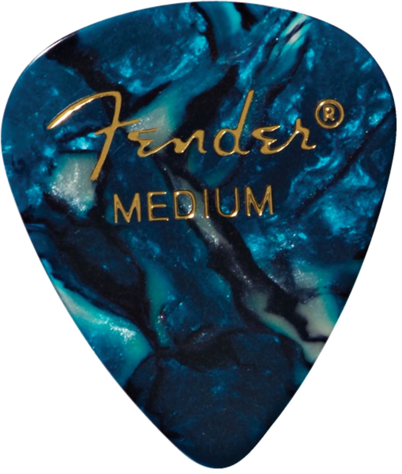 Fender Ocean Turquoise, 351 Shape, Medium (12) Guitar Picks