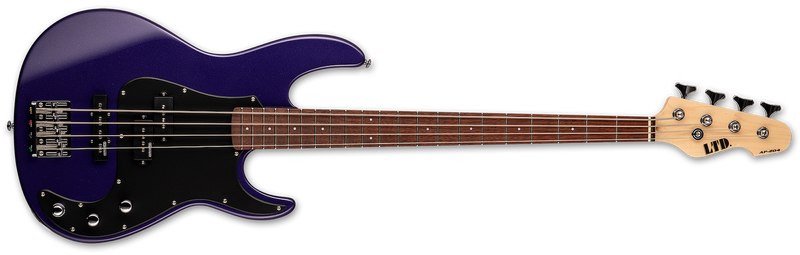 ESP LTD AP-204 Bass Guitar - Dark Metallic Purple