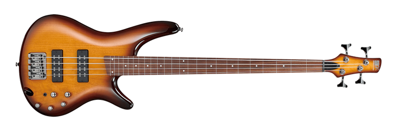Ibanez SR370EF Standard Fretless Electric Bass - Brown Burst