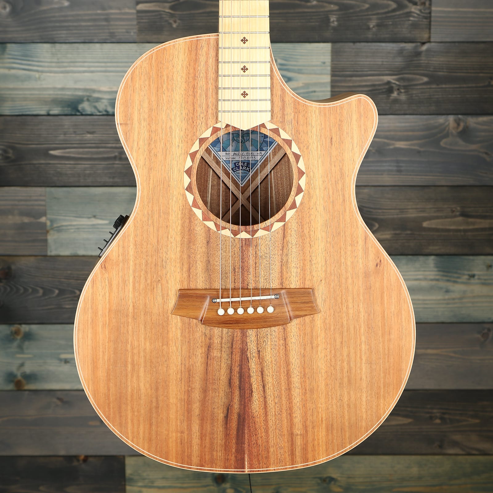 Cole Clark Angel 2 Series AN2EC-BLBLSB Acoustic - Blackwood/Blackwood