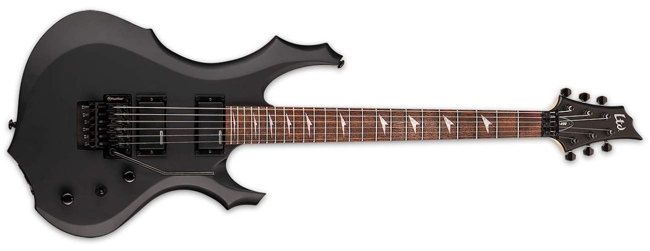 ESP LTD F-200 Electric Guitar - Black Satin