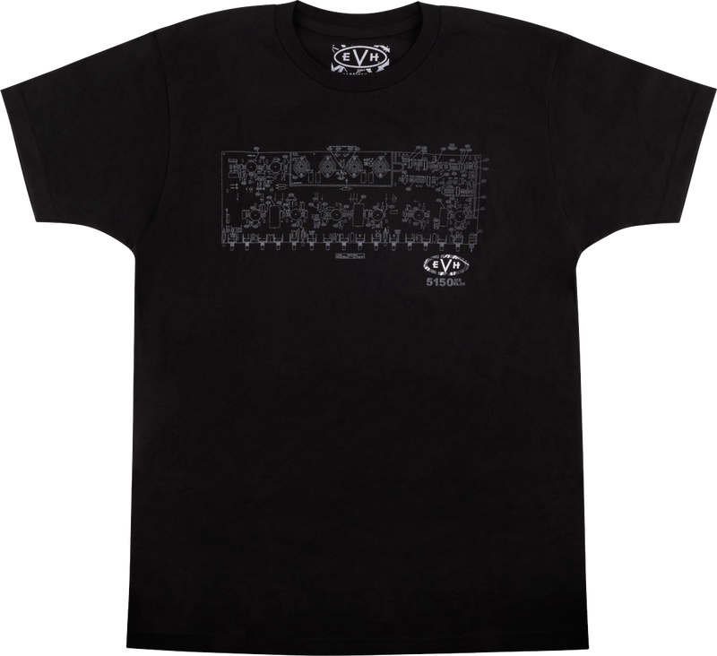 EVH® Schematic T-Shirt, Black, L