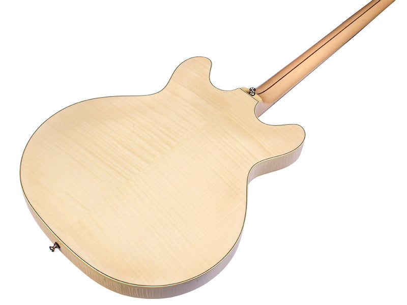 Guild Starfire Bass II Flamed Maple Guitar - Natural