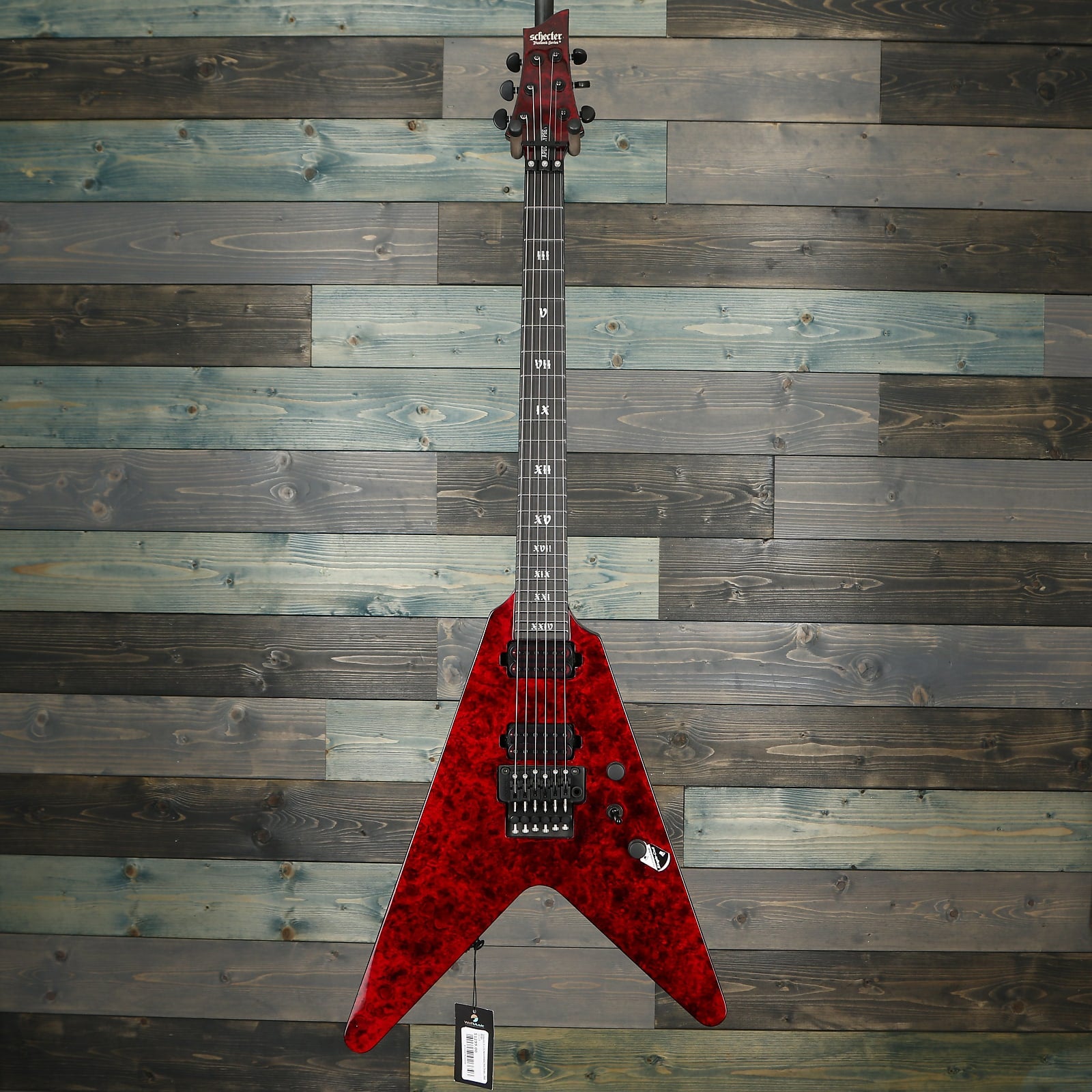 Schecter V-1 FR Apocalypse Red Reign - Red Reign