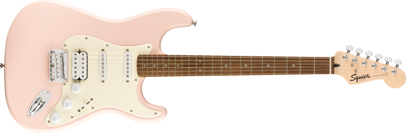 Fender Squier Bullet Stratocaster HT HSS, Laurel Fingerboard, Shell Pink