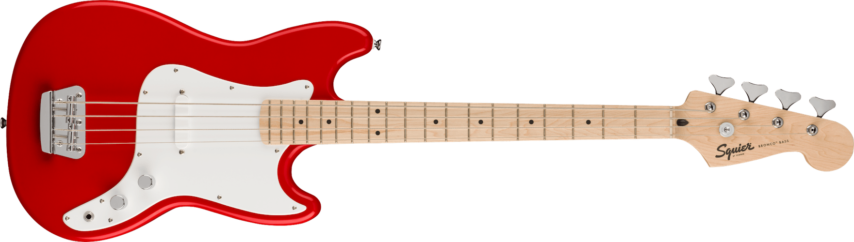 Fender Squier Bronco Bass, Maple FB, Maple Fingerboard, Torino Red