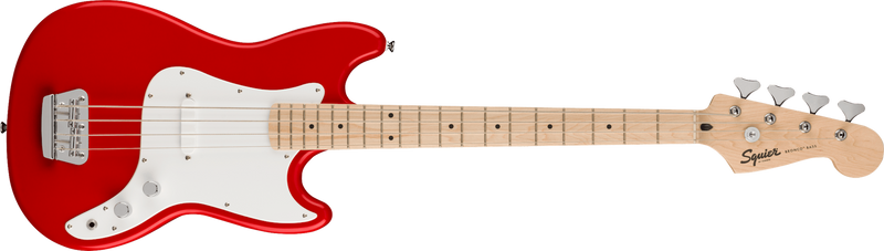 Fender Squier Bronco Bass, Maple FB, Maple Fingerboard, Torino Red