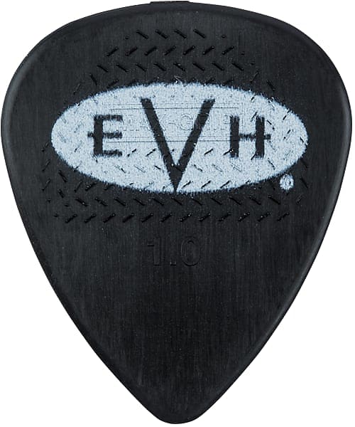 EVH® Signature Picks, Black/White, 1.00 mm, 6 Count