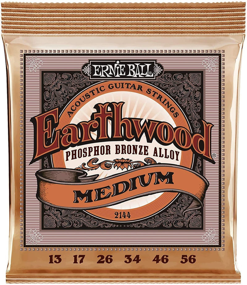 Ernie Ball Earthwood Medium Phosphor Bronze Acoustic Strings 2144