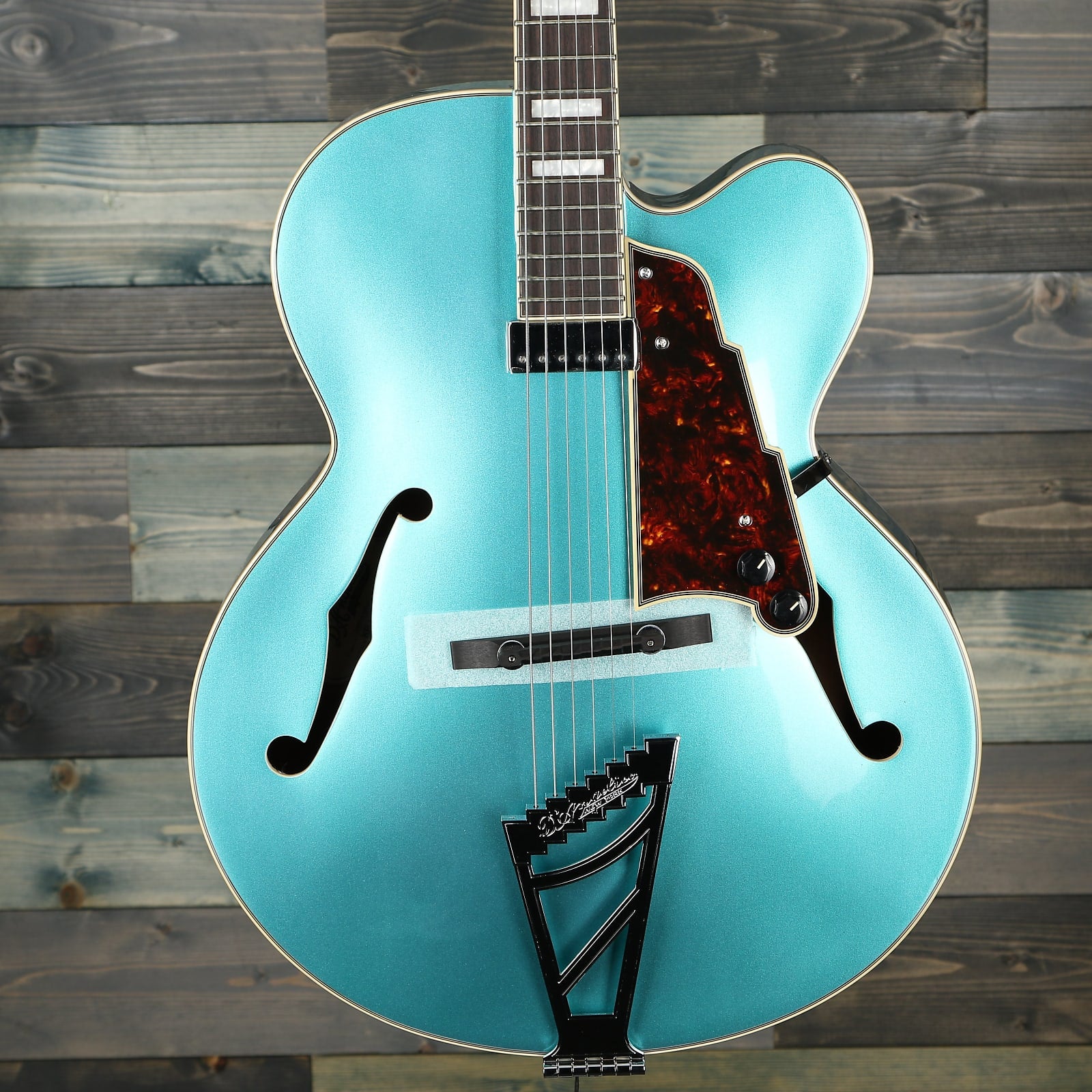 D'Angelico Premier EXL-1 Hollowbody Singlecut - Ocean Turquoise