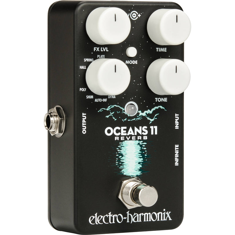 Electro-Harmonix OCEANS 11 Reverb, 9.6DC-200 PSU included