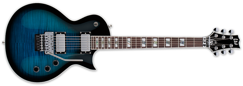 ESP LTD AS-1FR Alex Skolnick Sig. Series Electric Guitar - Black Aqua Sunburst