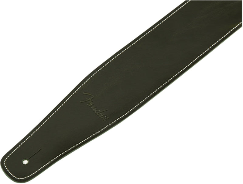 Fender Broken-In Leather Strap, Green 2.5''