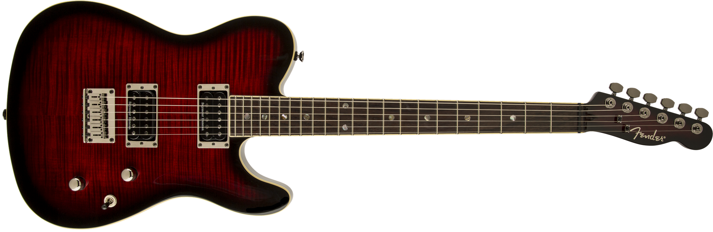 Fender Special Edition Custom Telecaster FMT HH, Black Cherry Burst