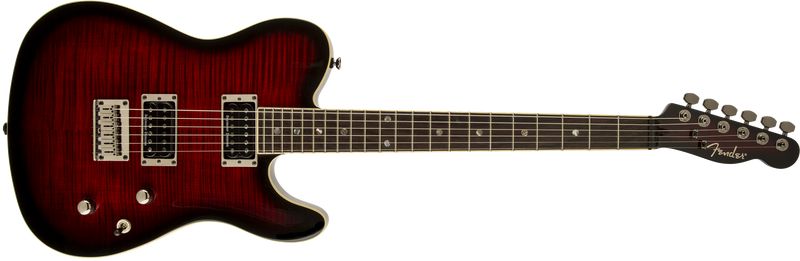Fender Special Edition Custom Telecaster FMT HH, Black Cherry Burst