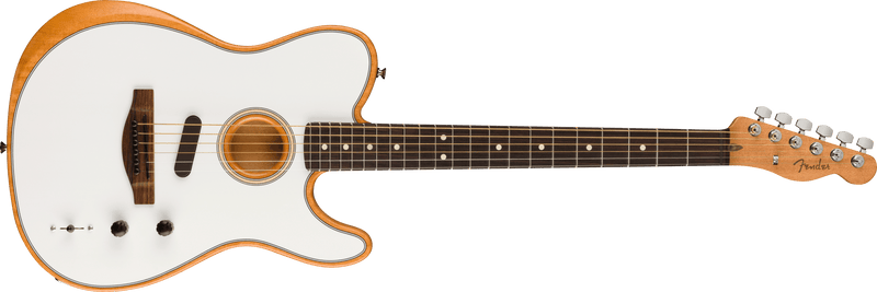 Fender Acoustasonic Player Telecaster Rosewood Fingerboard Arctic White