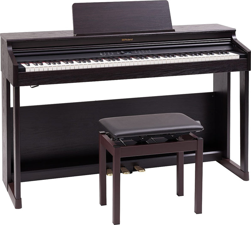 Roland RP701 Digital Piano w/Stand and Bench - Dark Rosewood