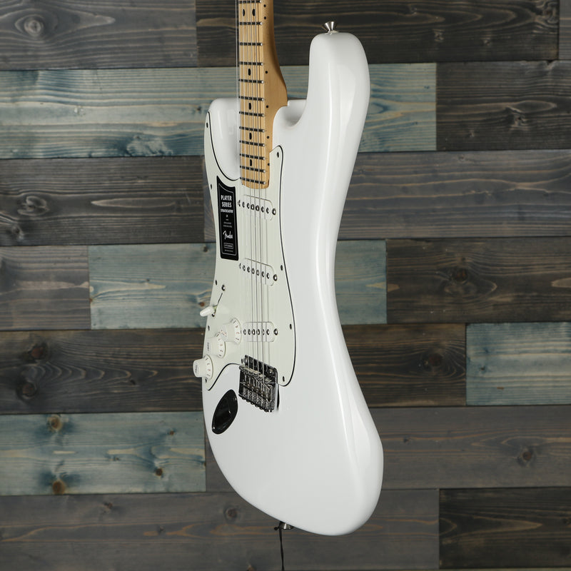 Fender Player Stratocaster Lefty Maple Fingerboard Polar White