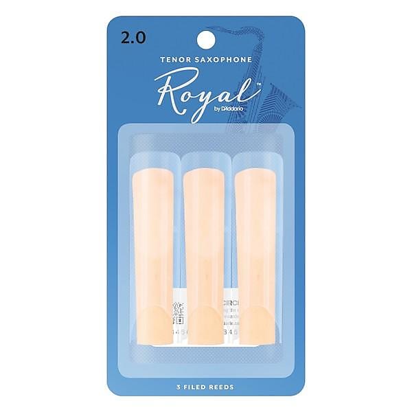 Royal by D'Addario Tenor Sax Reeds, 2.0, 3-pack