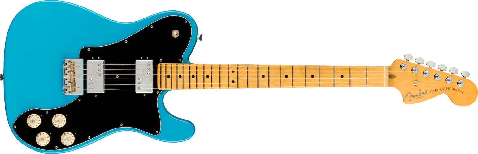 Fender American Professional II Telecaster Deluxe, Maple FB, Miami Blue