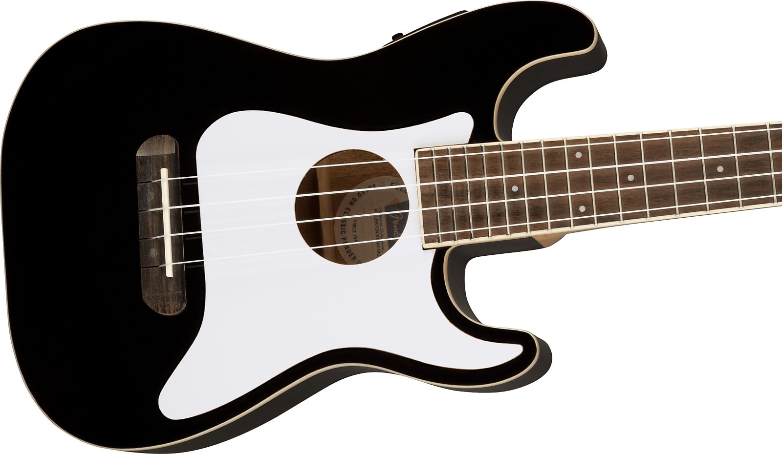 Fender Fullerton Strat Uke, Black