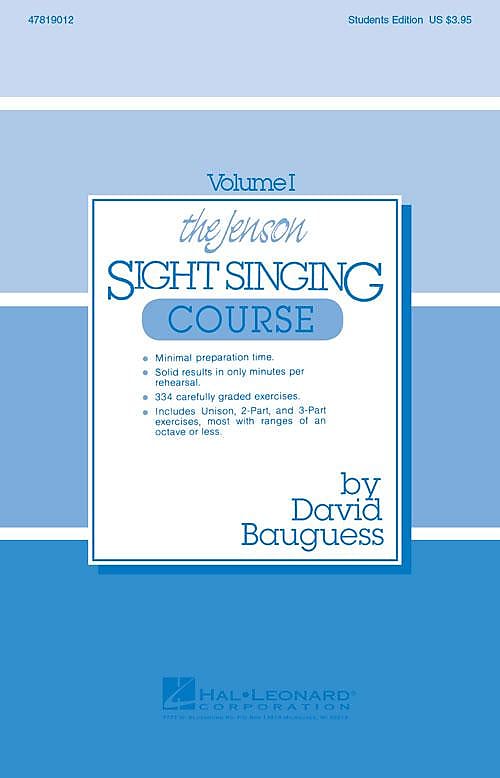 The Jenson Sight Singing Course (Vol. I) (Bauguess) Methodology Chorals