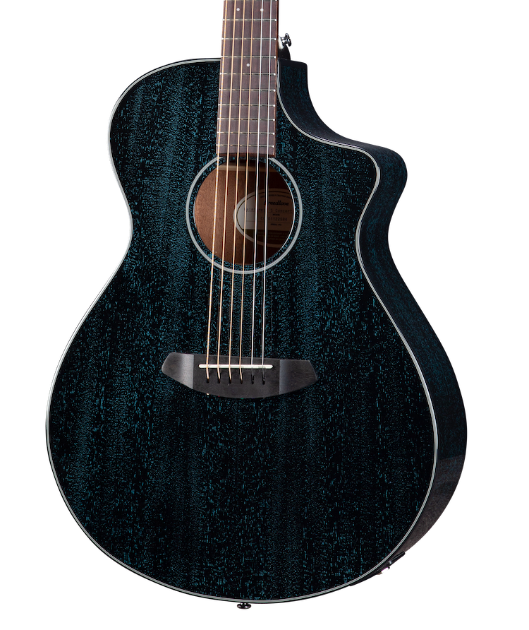 Breedlove Rainforest S Concert CE African Mahogany - Midnight Blue