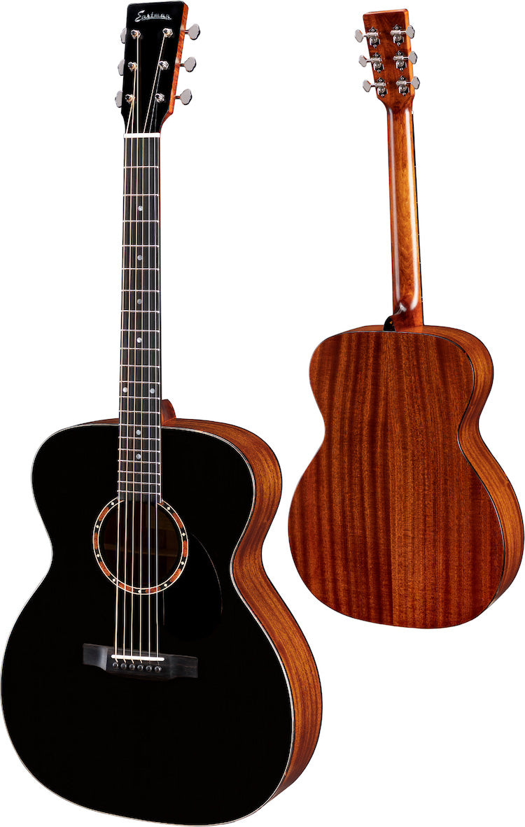 Eastman E2OM-BK Acoustic Guitar - Black