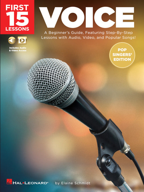 First 15 Lessons Voice (Pop Singers' Edition)