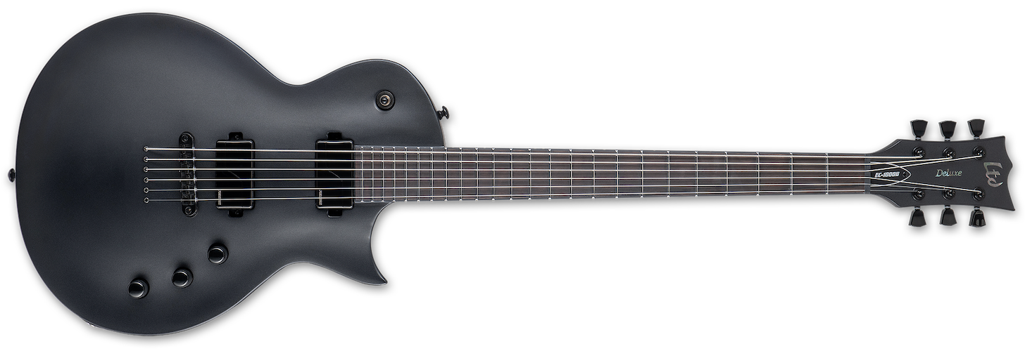 ESP LTD EC-1000 Baritone Electric - Black Satin