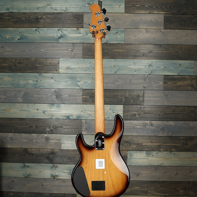 Ernie Ball Music Man Stingray Bass Guitar - Burnt Ends Roasted Maple w/ Rosewood Board