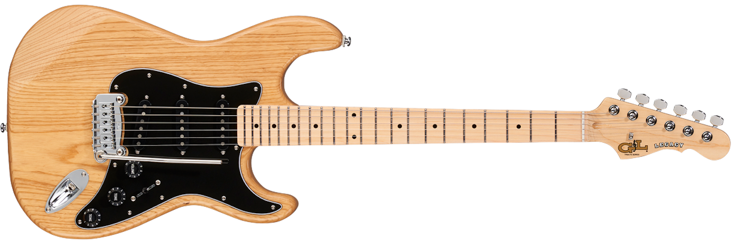 G&L Tribute Series Legacy Electric Guitar w/Maple Fretboard - Natural Gloss