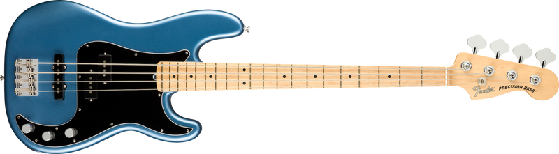 Fender American Performer Precision Bass, Maple Fingerboard, Satin Lake Placid Blue