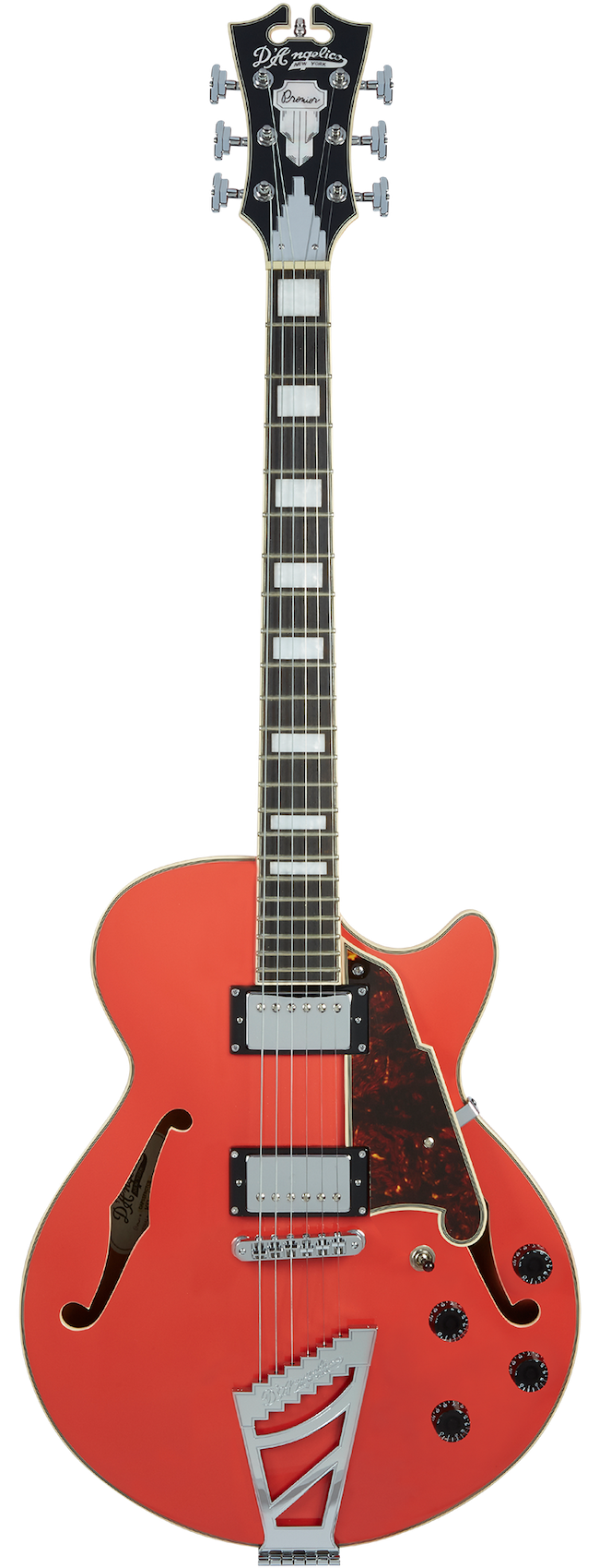 D'Angelico Premier SS w/Stairstep Tailpiece - Fiesta Red