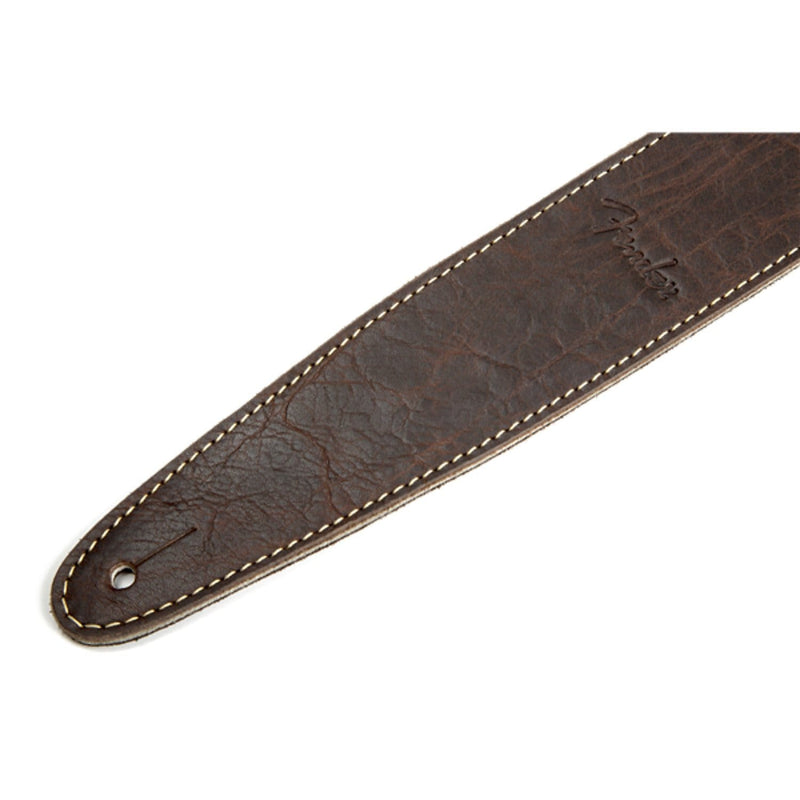 Fender Artisan Crafted Leather Strap, 2'' Brown
