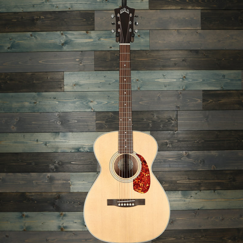 Guild M-240E Acoustic Guitar - Natural Satin