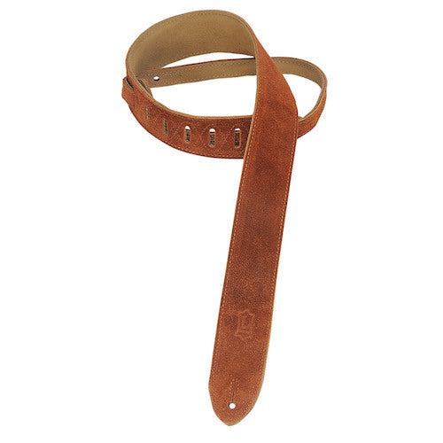 Levy's 2" Wide Copper Suede Guitar Strap
