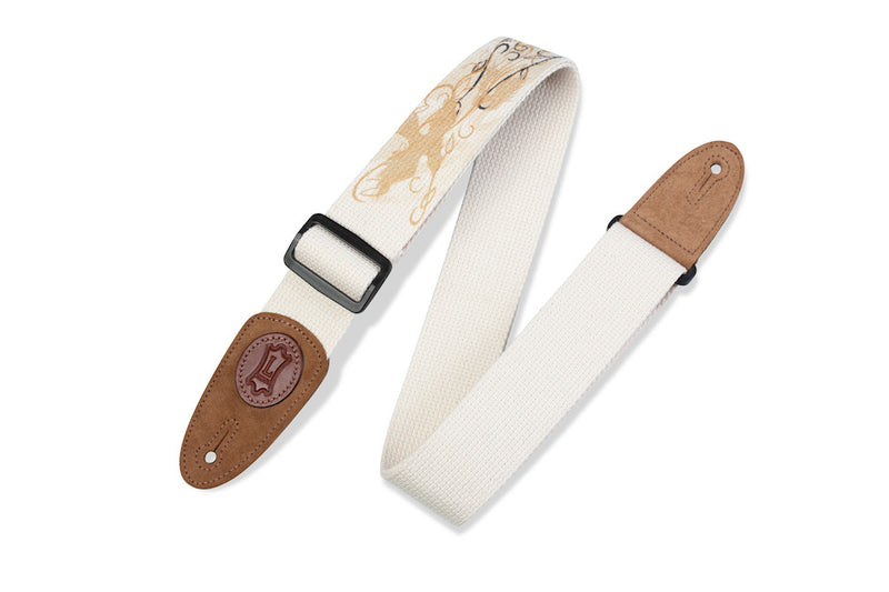 Levy's 2" Wide Cotton Guitar Strap - Urban-Style Design