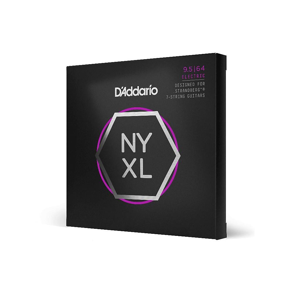 D'Addario NYXL 09564 SB Nickel Wound, Strandberg 7-String, Super Light Plus