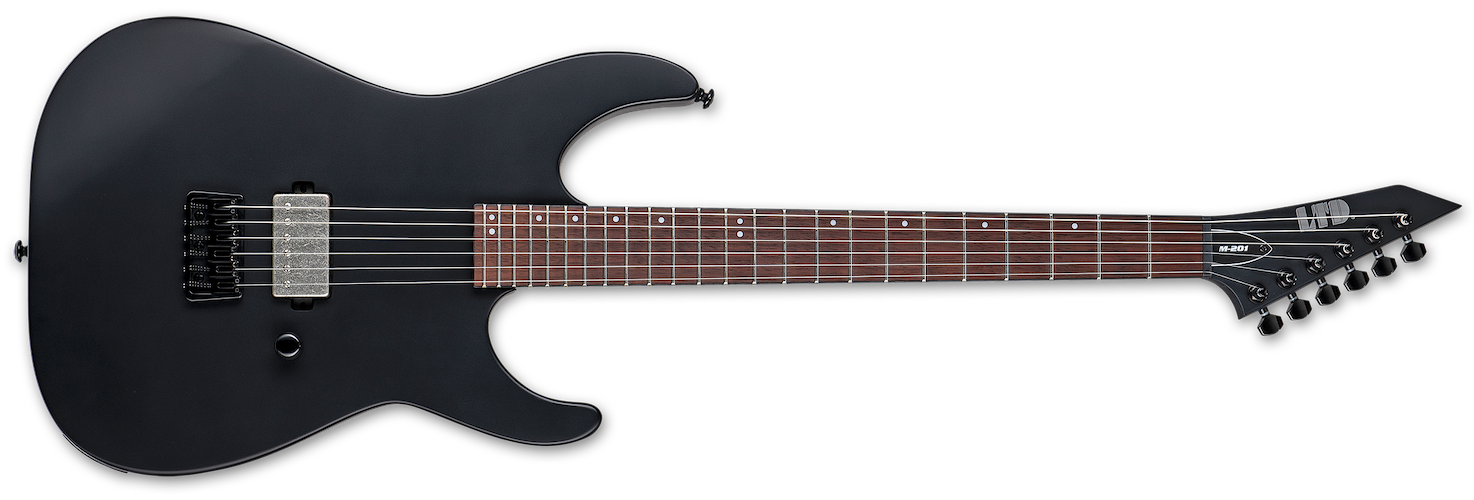 ESP LTD M-201HT Electric Guitar - Black Satin