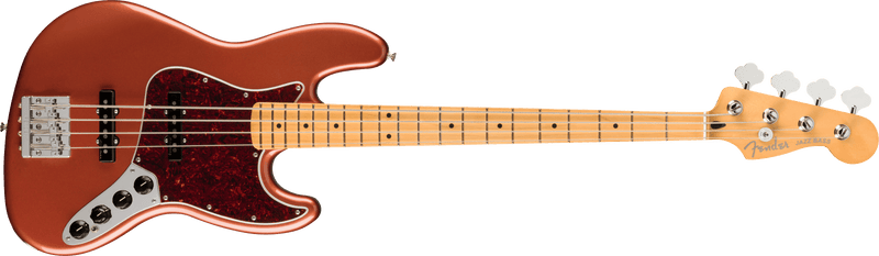 Fender Player Plus Jazz Bass, Maple Fingerboard, Aged Candy Apple Red