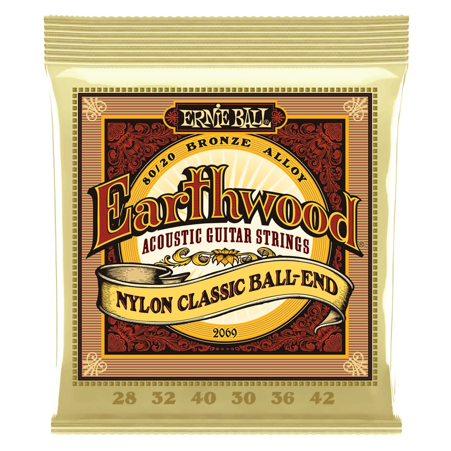 Ernie Ball 2069 Earthwood Folk Nylon