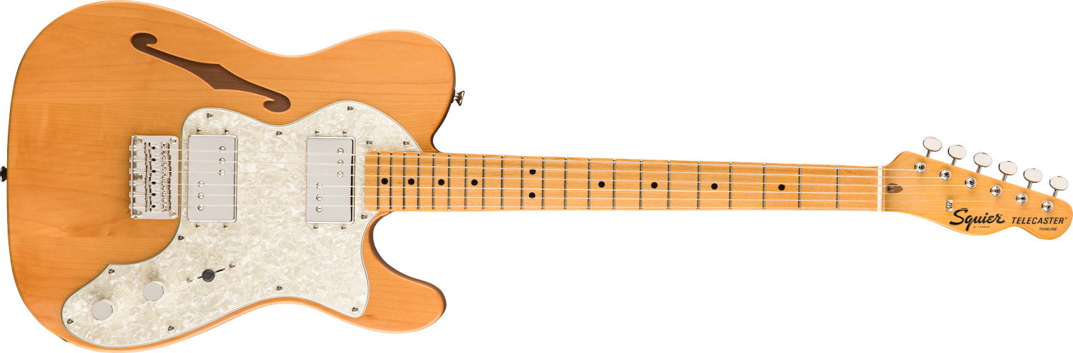 Fender Squier Classic Vibe '70s Telecaster Thinline, Maple Fingerboard, Natural
