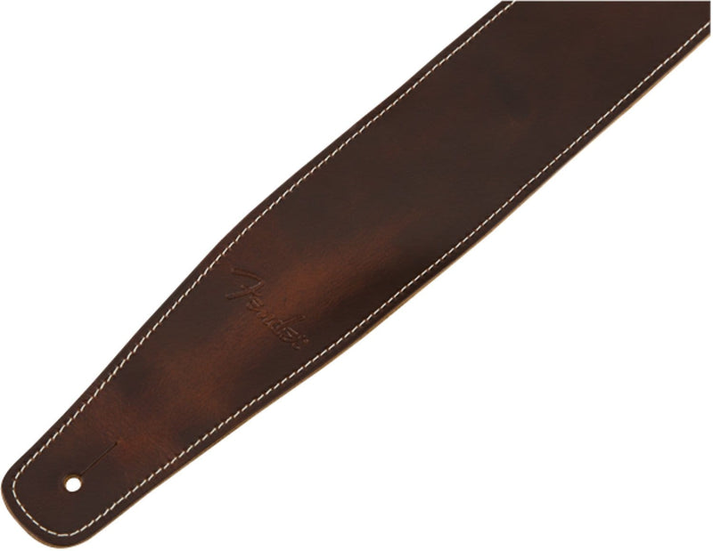 Fender Broken-In Leather Strap, Brown 2.5''