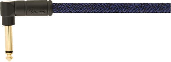 Fender 10' Angled Festival Instrument Cable, Pure Hemp, Blue Dream