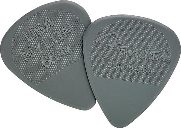 Fender Nylon Pick .88 12 Pack - Gray